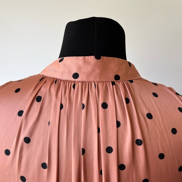 Country Road sleeveless tiered pale pink polka dot dress - Picture 5 of 6